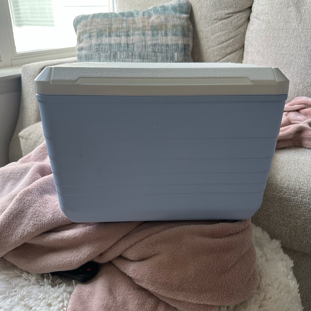 Target Blue and White Cooler